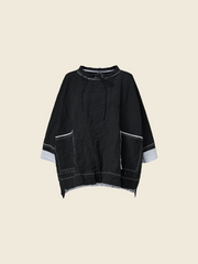 PATCH POCKETS BLOUSE