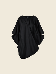 BAT SLEEVES ASYMMETRICAL T-SHIRT