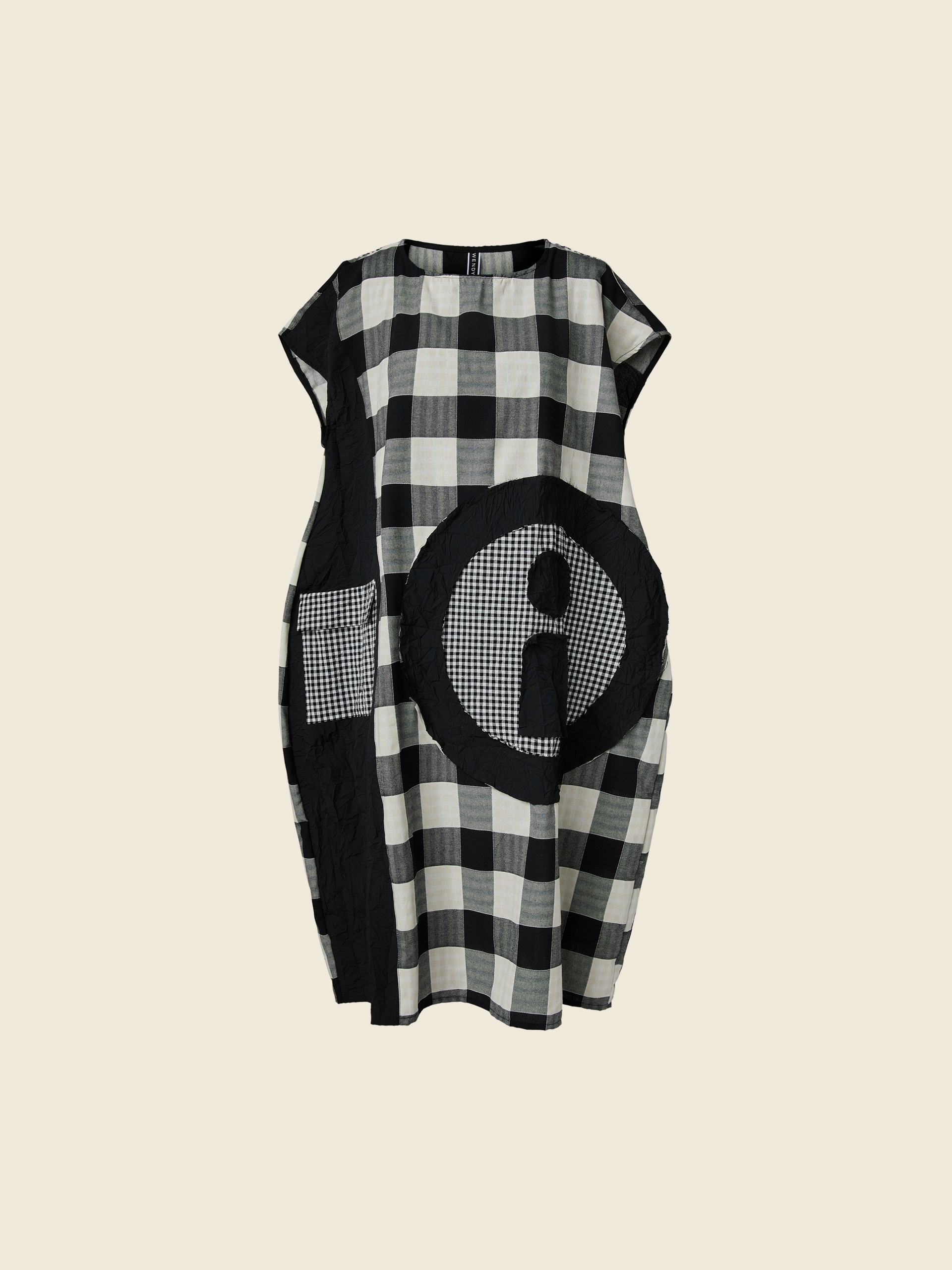 INFO CHECKED DRESS