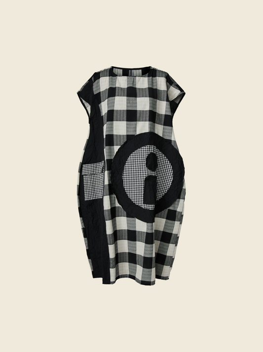 INFO CHECKED DRESS