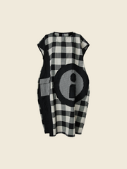 INFO CHECKED DRESS