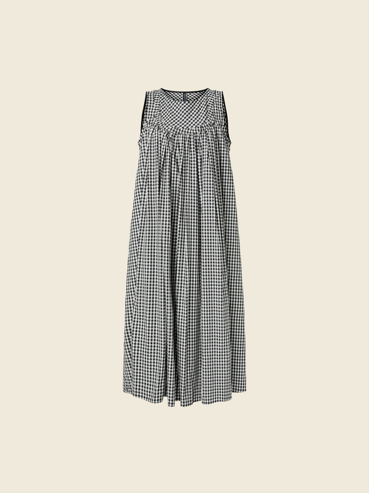 VICHY SLEEVELESS DRESS