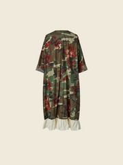 ABITO MILITARE CON FIORI