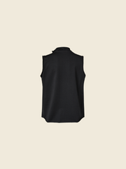 AW26 DRAPED FUNNEL NECK TOP