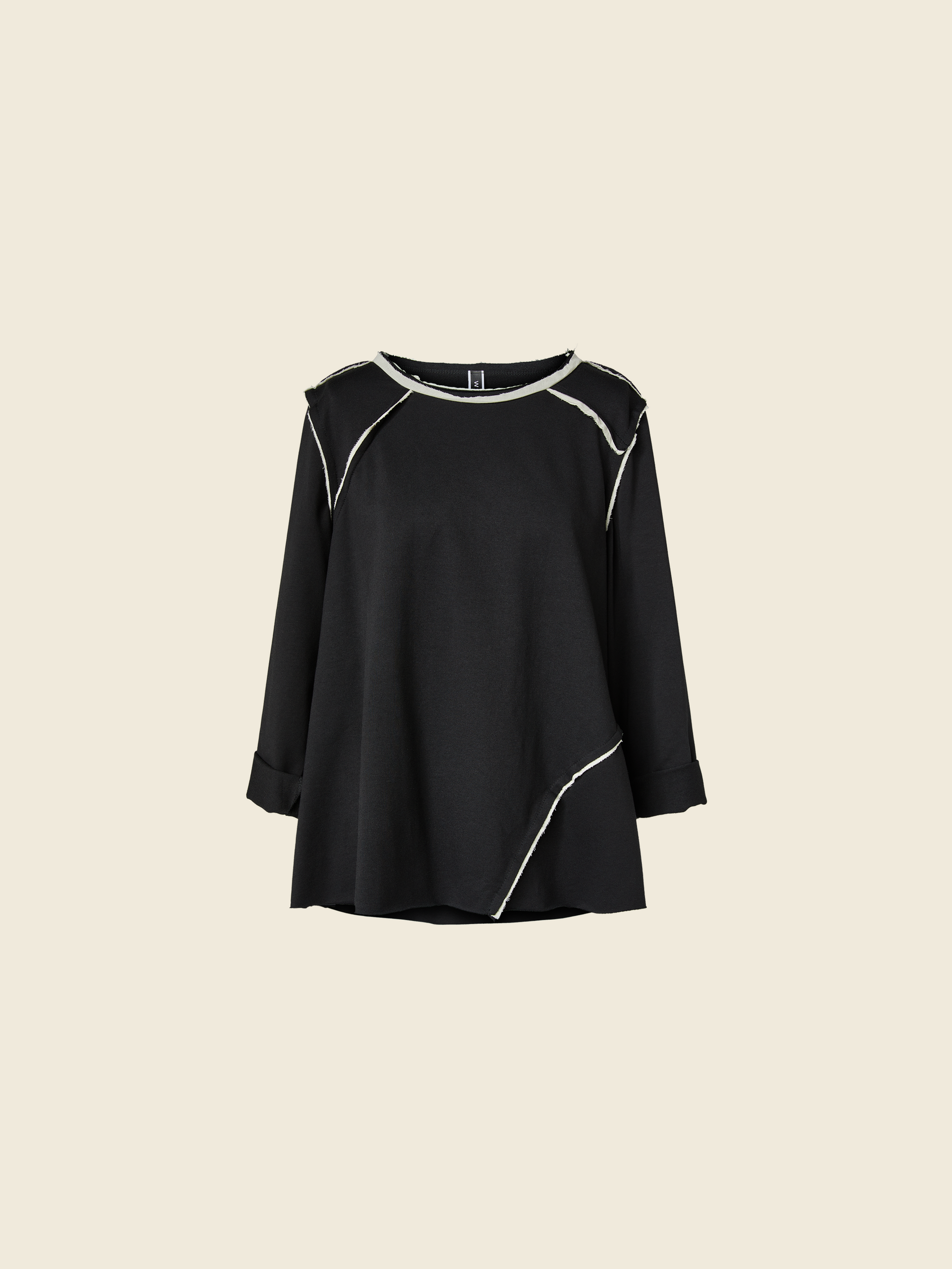 AW26 ECRU TRIMMING SWEATSHIRT