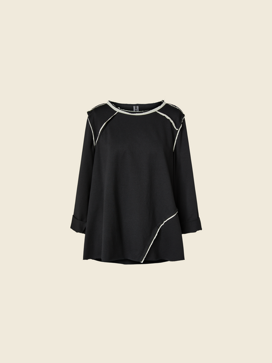 AW26 ECRU TRIMMING SWEATSHIRT