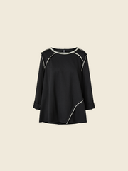 AW26 ECRU TRIMMING SWEATSHIRT