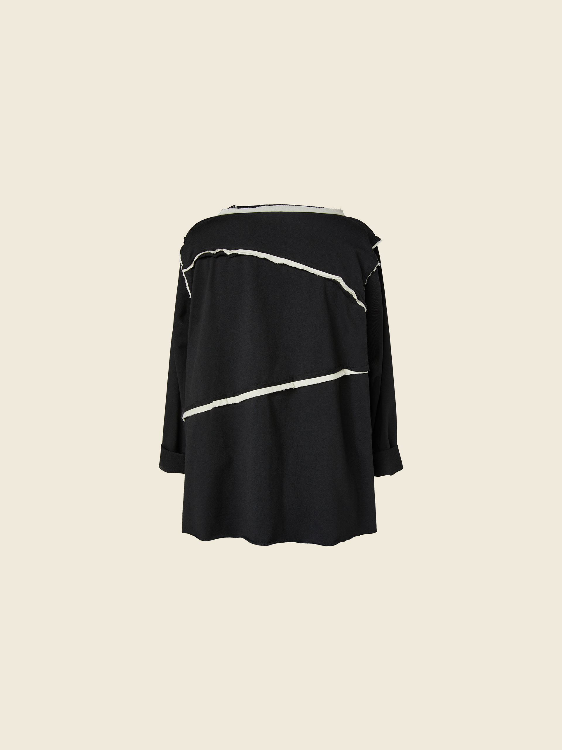 AW26 ECRU TRIMMING SWEATSHIRT
