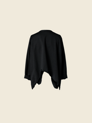 AW26 DESTRUCTURED SWEATSHIRT WITH FLOWER