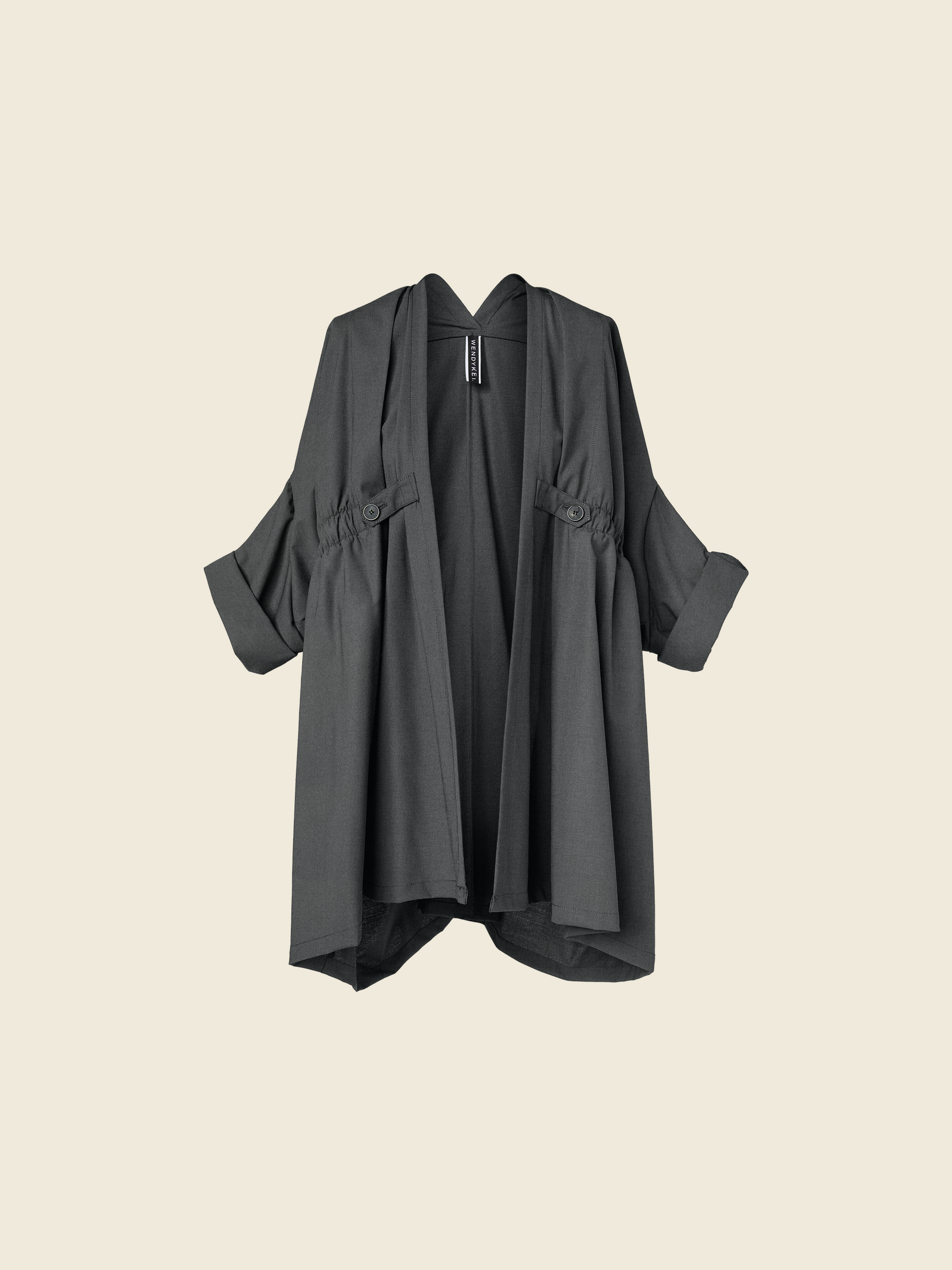 AW26 KIMONO JACKET WITH ELASTIC