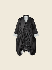 AW26 TRENCH COAT WITH ROUCHE