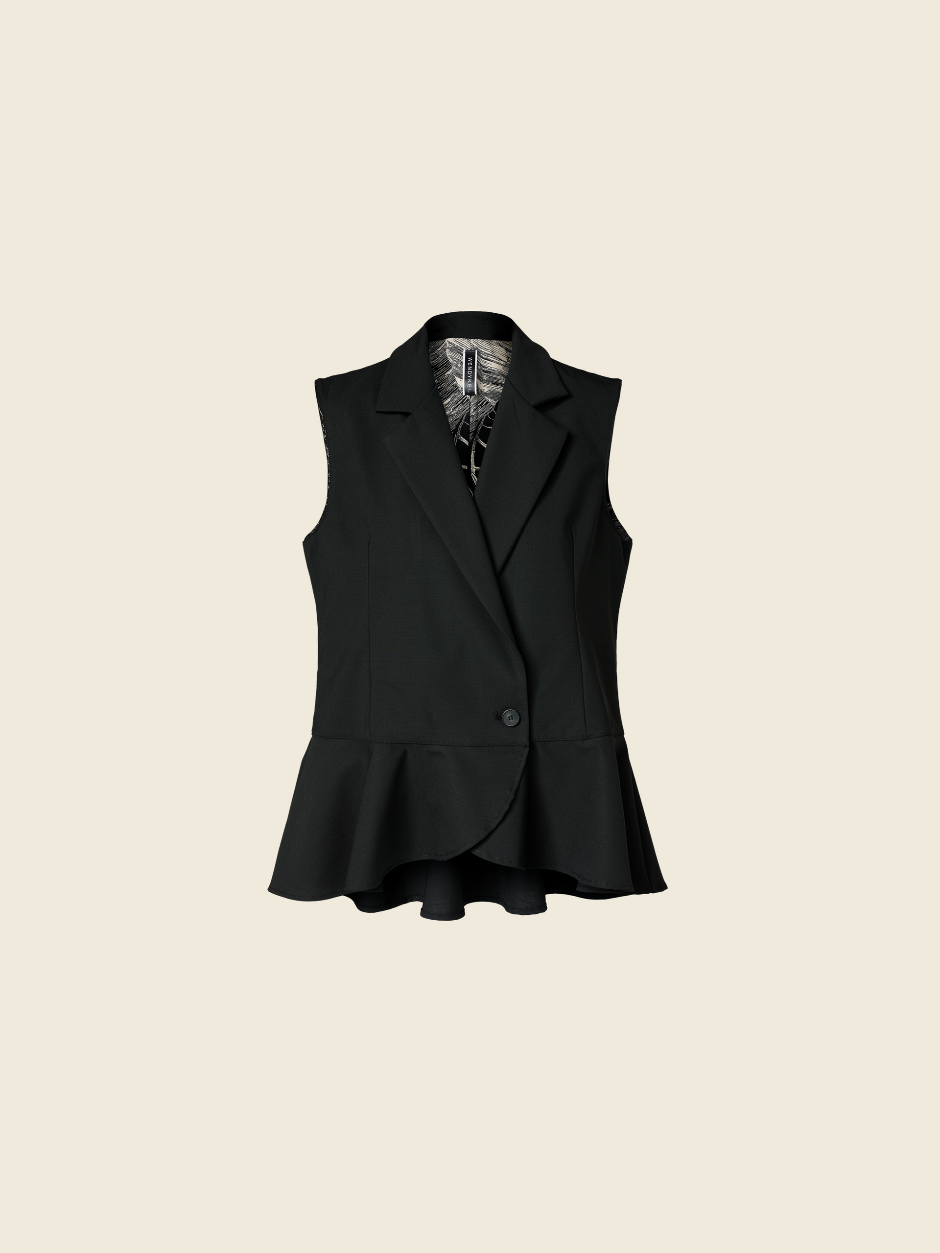 GILET CON FODERA A FANTASIA