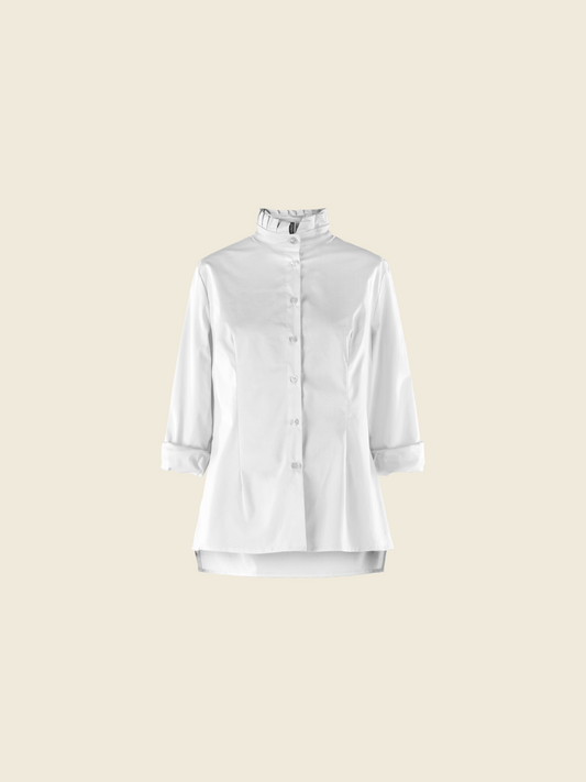 RUFFLE COLLAR SHIRT