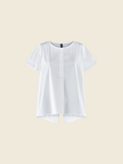 BLUSA CON SPACCO A CODA DI ROVINE