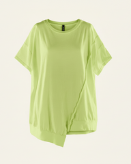 T-SHIRT WITH ASYMMETRICAL HEM