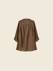 T-SHIRT OVER IN MISTO LINO E SETA