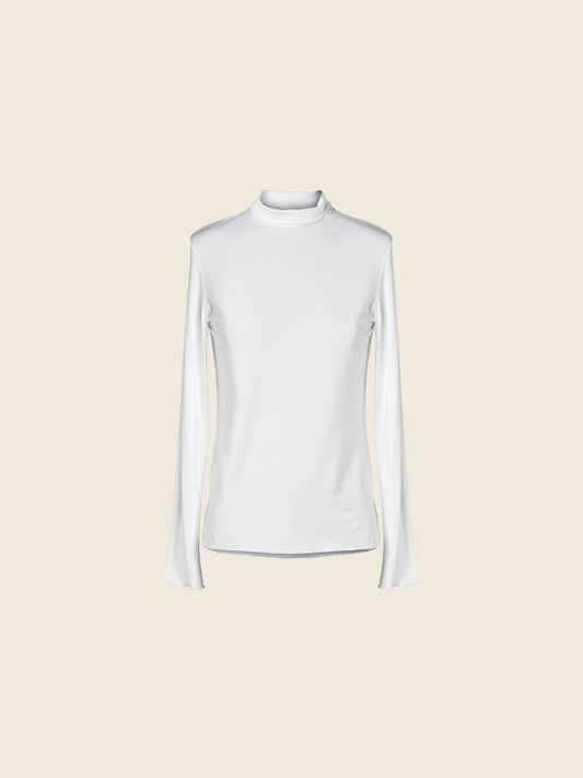 TURTLENECK T-SHIRT IN VISCOSE