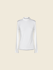 VISCOSE TURTLENECK T-SHIRT