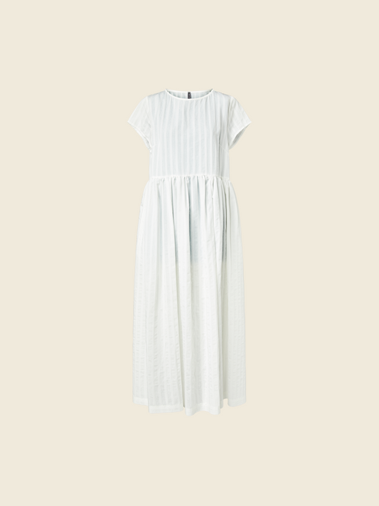 LIGHTWEIGHT DRESS IN VISCOSE BLEND FABRIC
