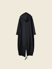 HOODED SWEATSHIRT JACKET