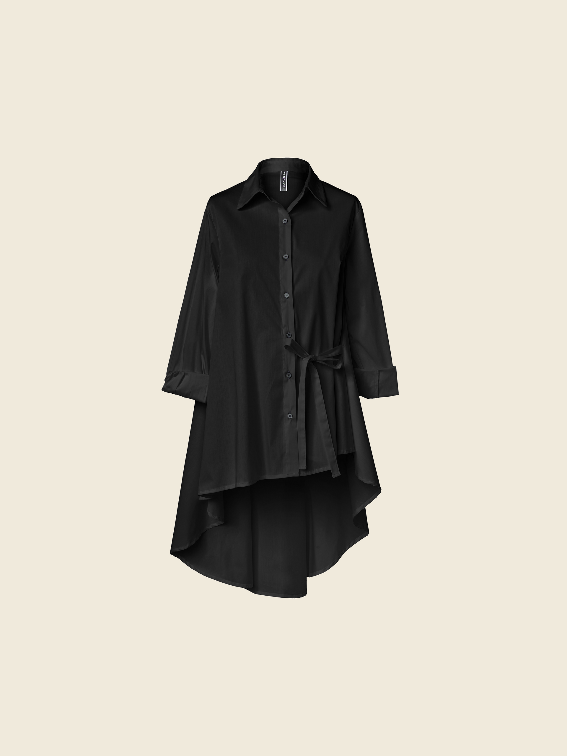 CAMICIA LUNGA CON NASTRO