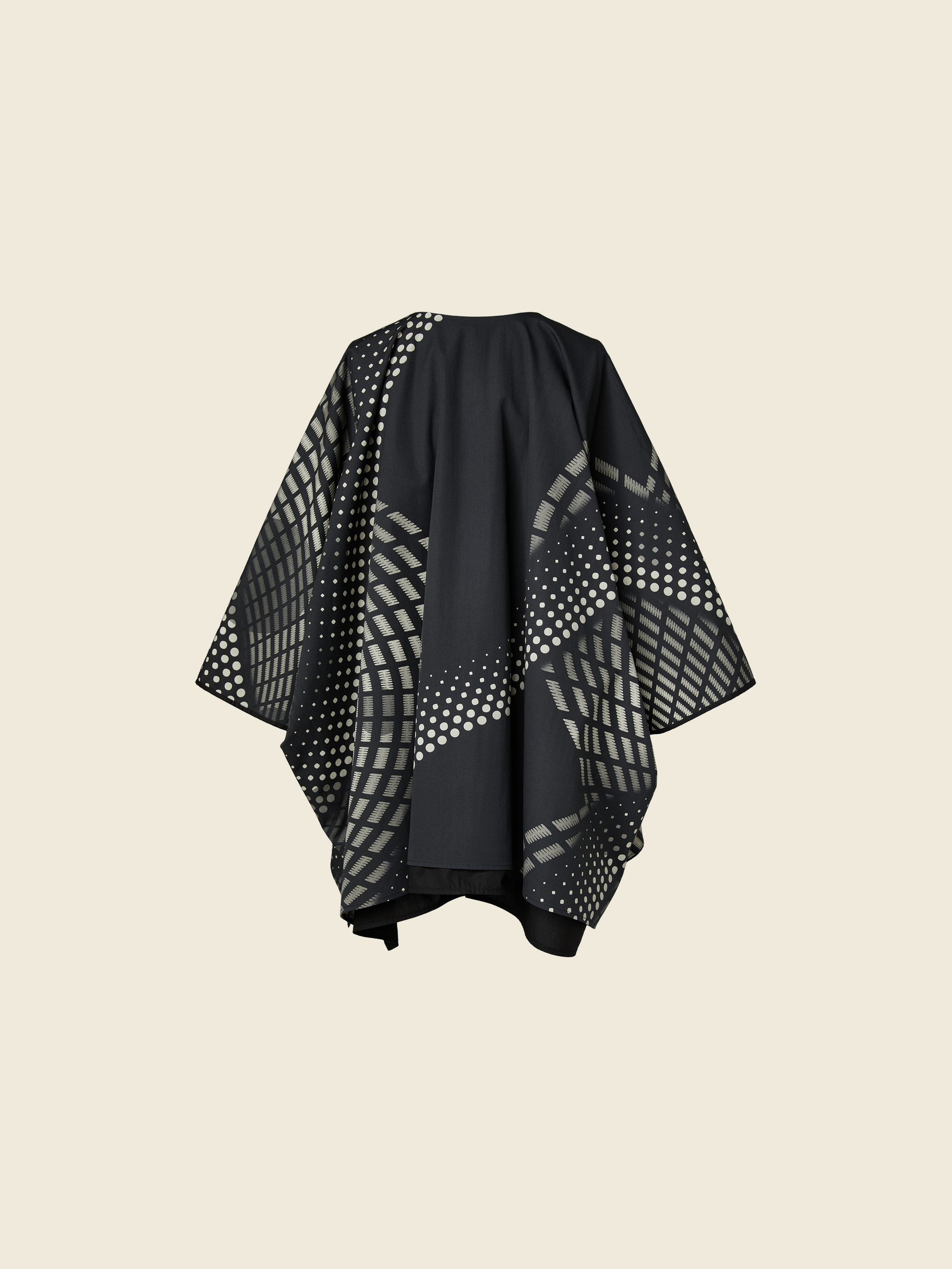 MAXI BLOUSE IN PRINTED COTTON FABRIC