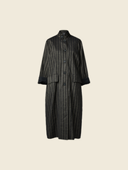 STRIPED LIGHTWEIGHT COAT