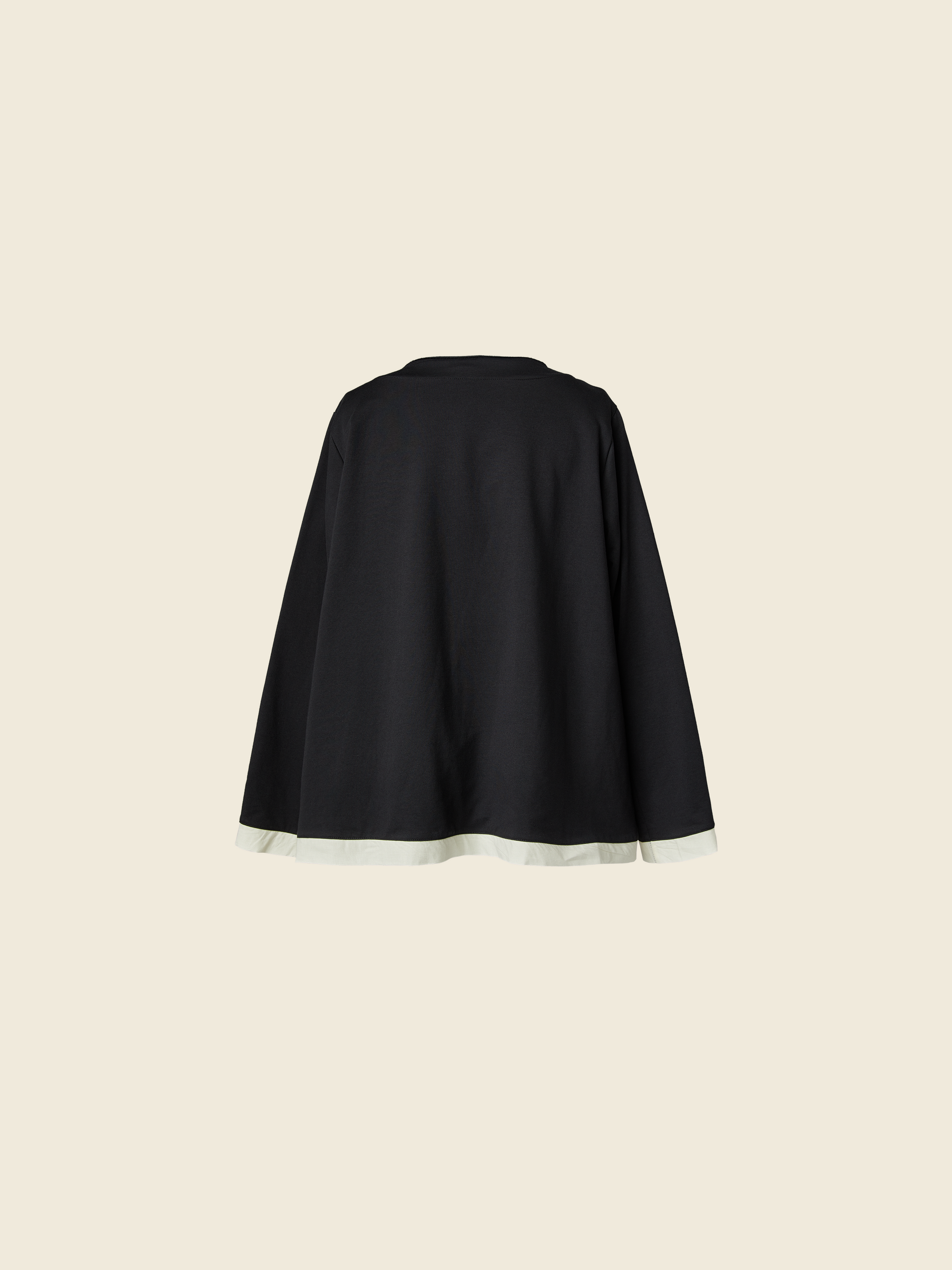 BLOUSE WITH ECRU' LINING POCKETS