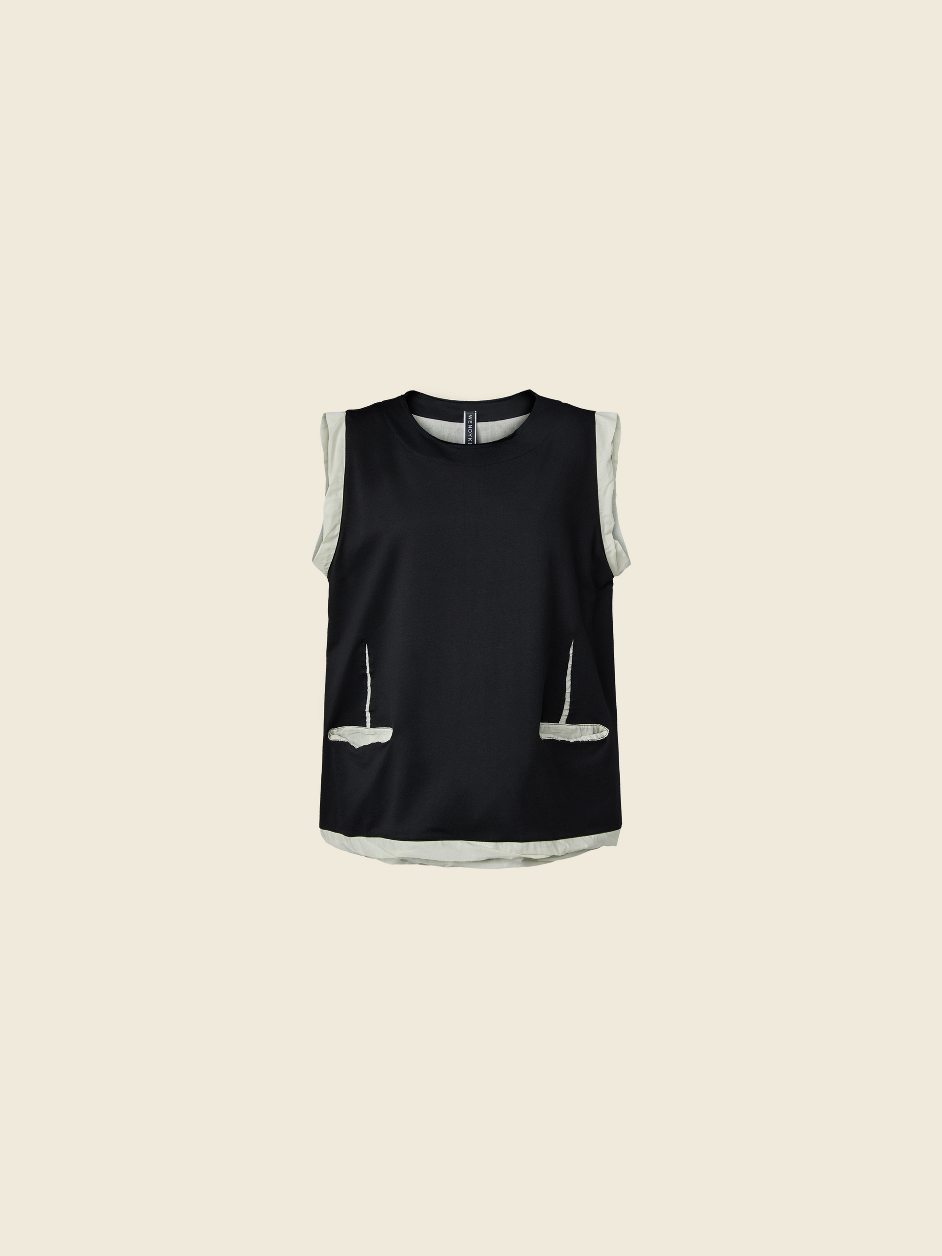 ECRU LINED VEST