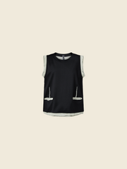 ECRU LINED VEST