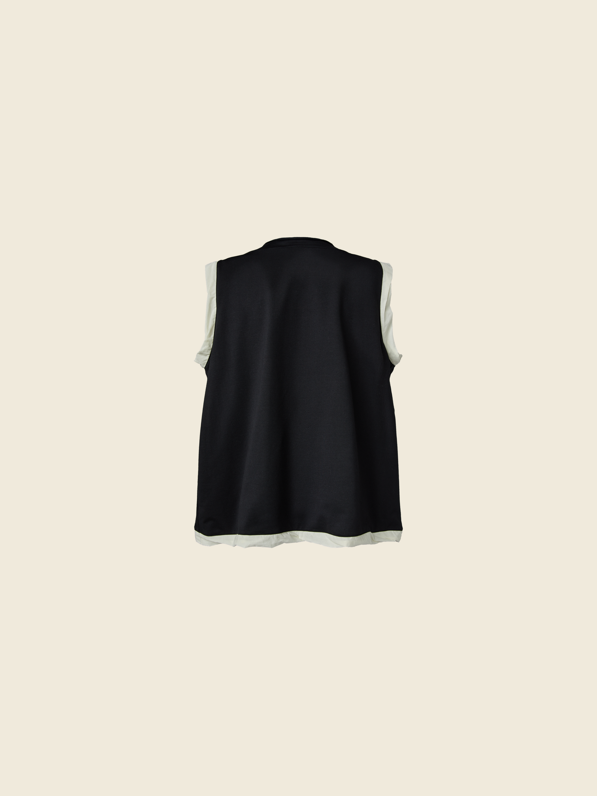 ECRU LINED VEST