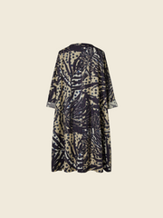 DRESS WITH PURPLE PRINT