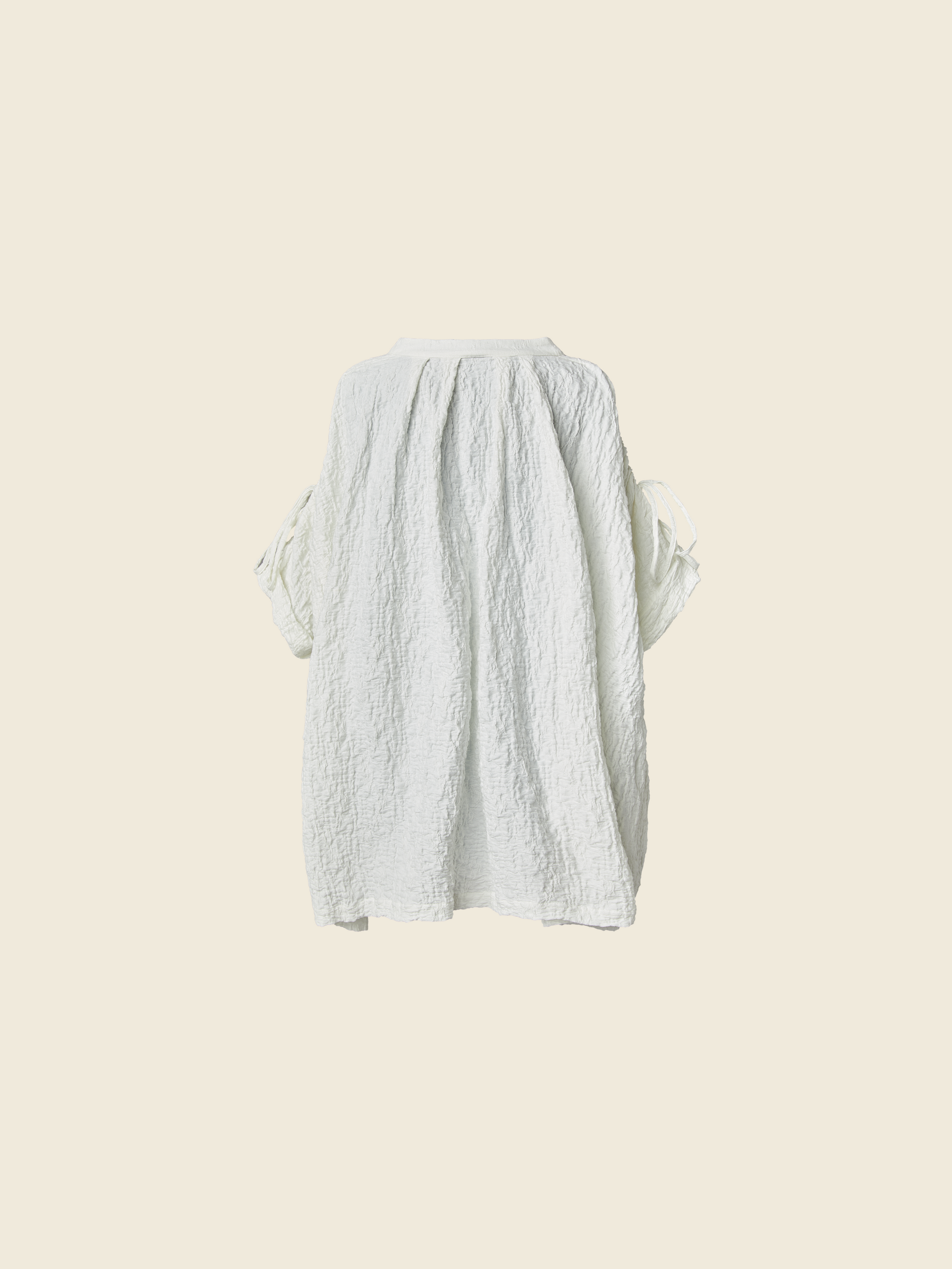 CRINKLED GATHERED BLOUSE