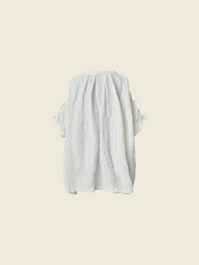 CRINKLED GATHERED BLOUSE