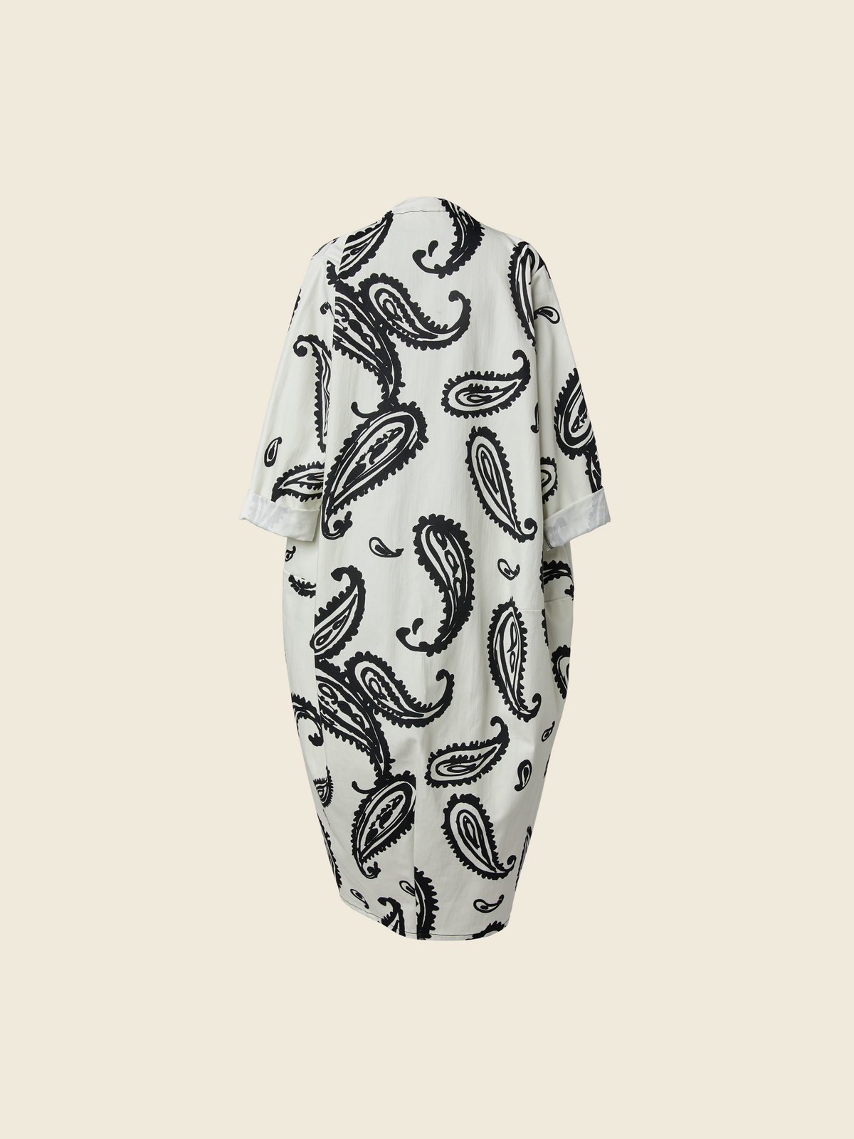 PAISLEY PRINT LONG CARDIGAN