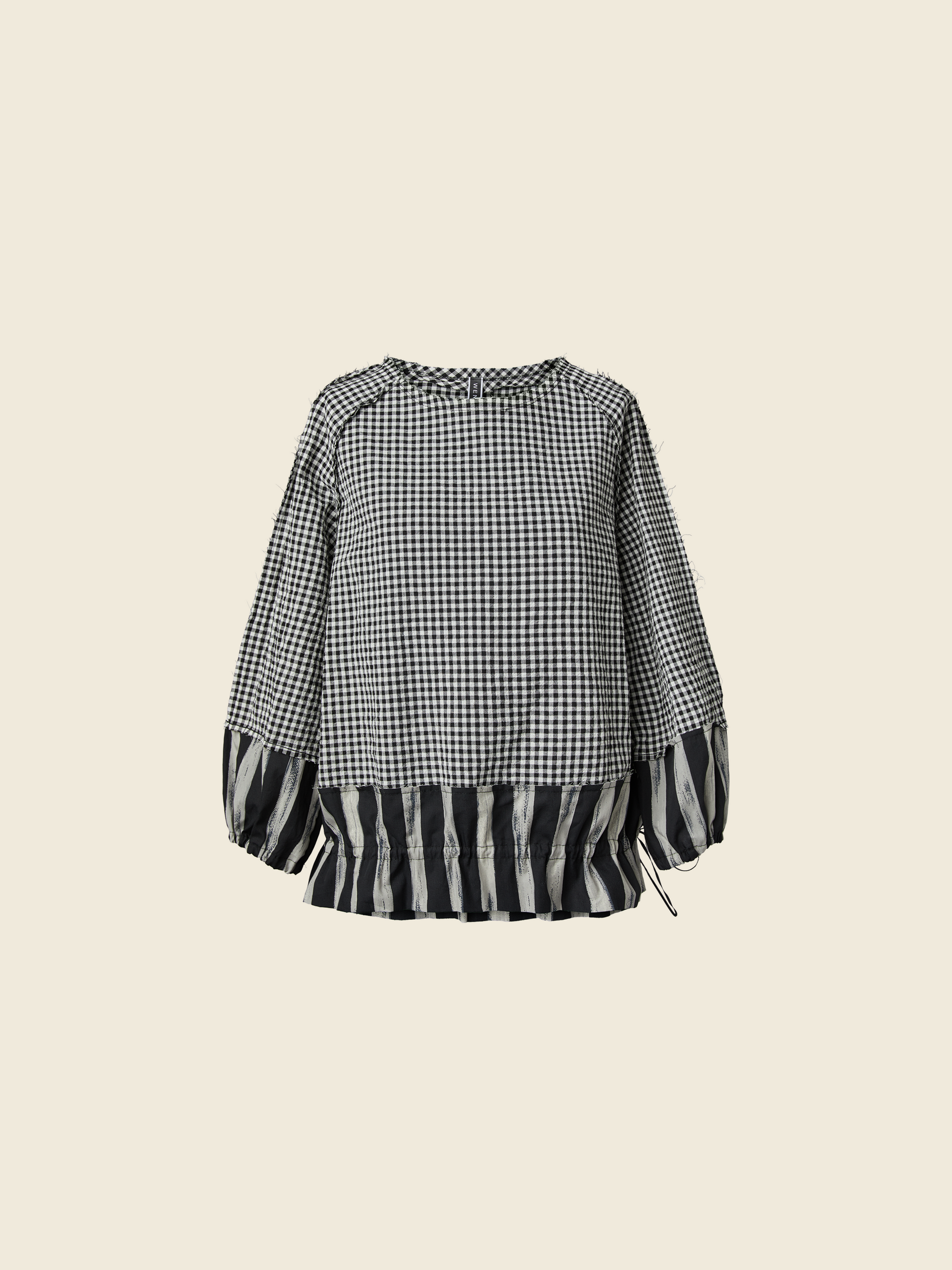GINGHAM CHECK BLOUSE