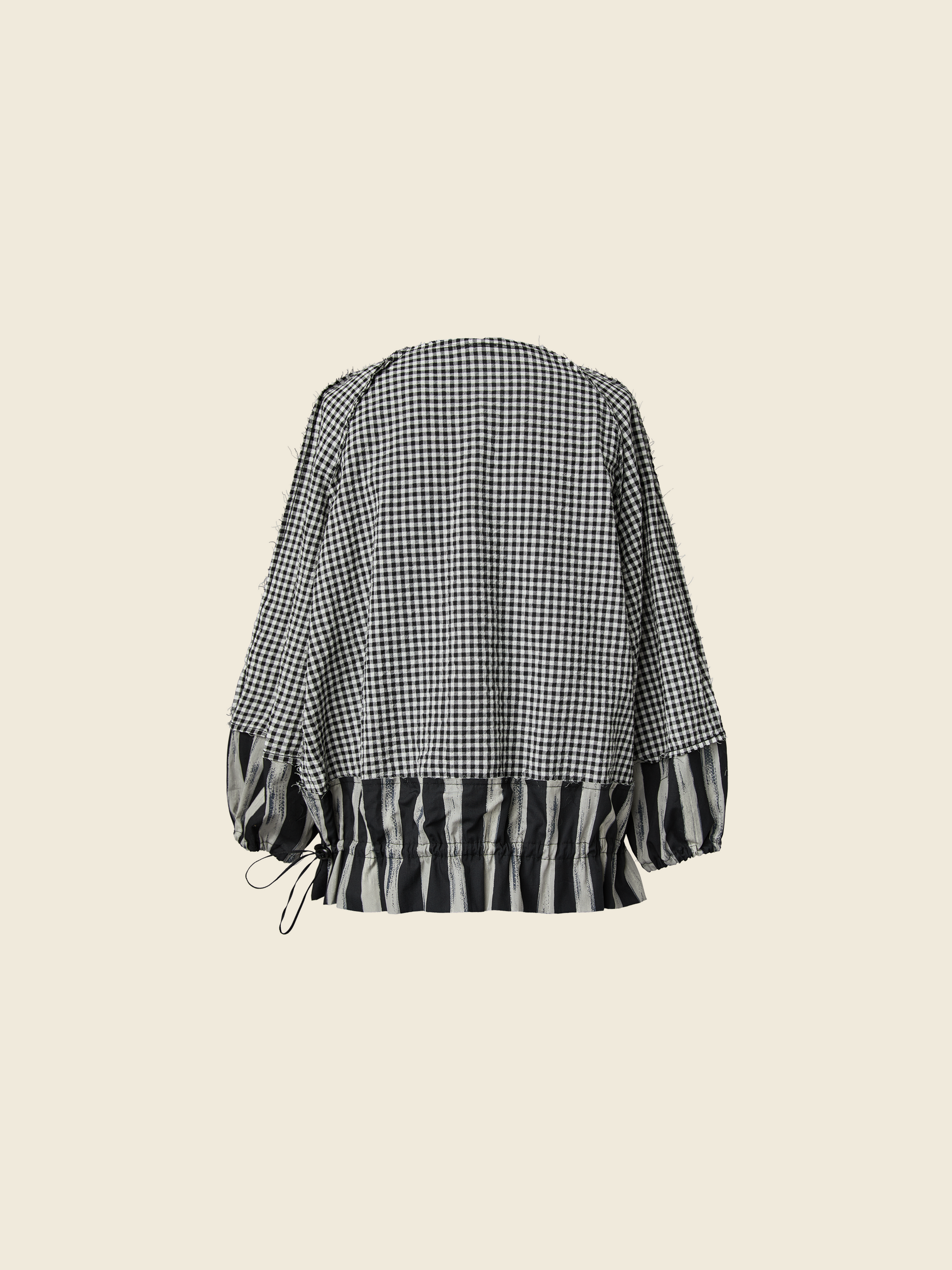 GINGHAM CHECK BLOUSE