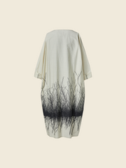 DRESS WITH BRANCHES PRINT