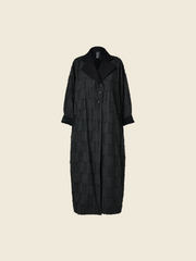 CHECKED FIL COUPE' COAT