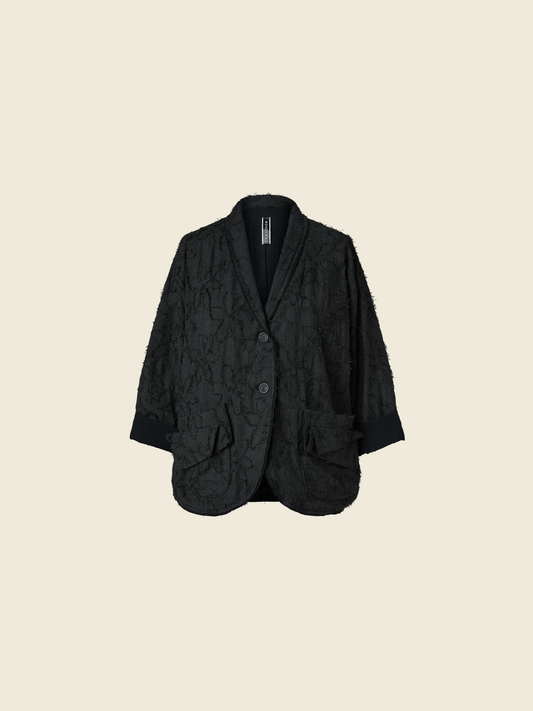 FLOWER FIL COUPE' JACKET