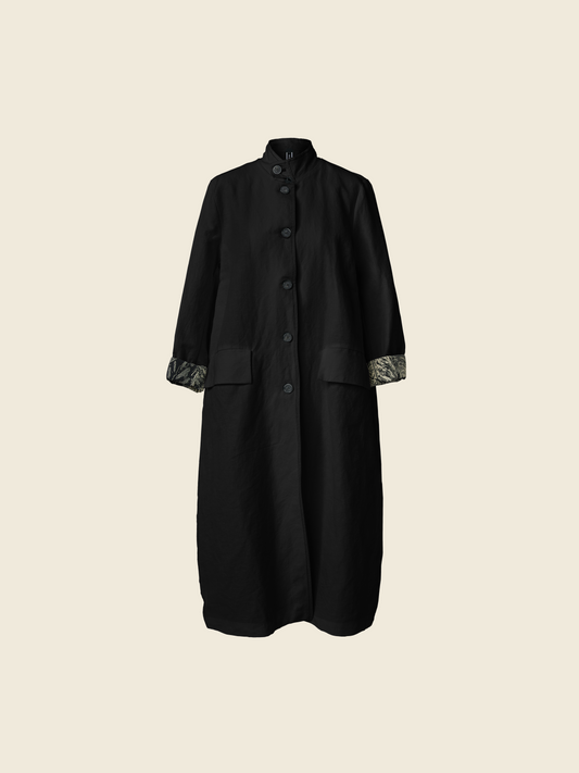 JACKET WITH BOTANIC LINING