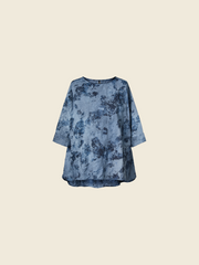 BLUSA CON STAMPA MARMO