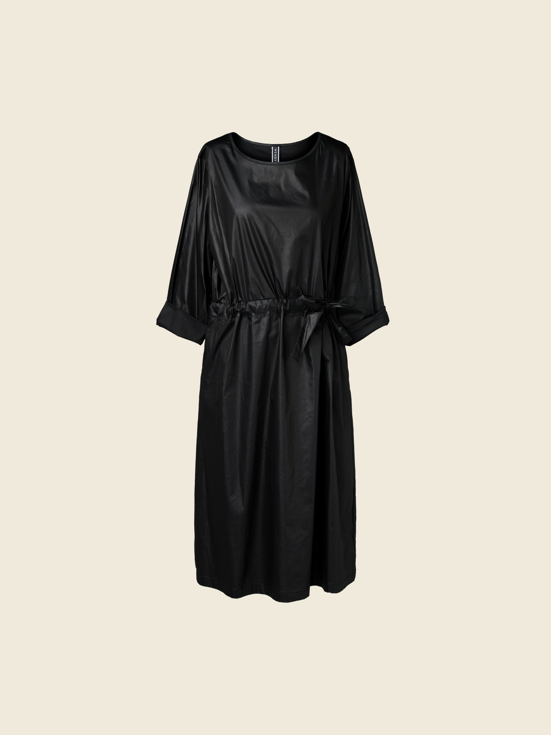 AW26 FAUX LEATHER DRESS