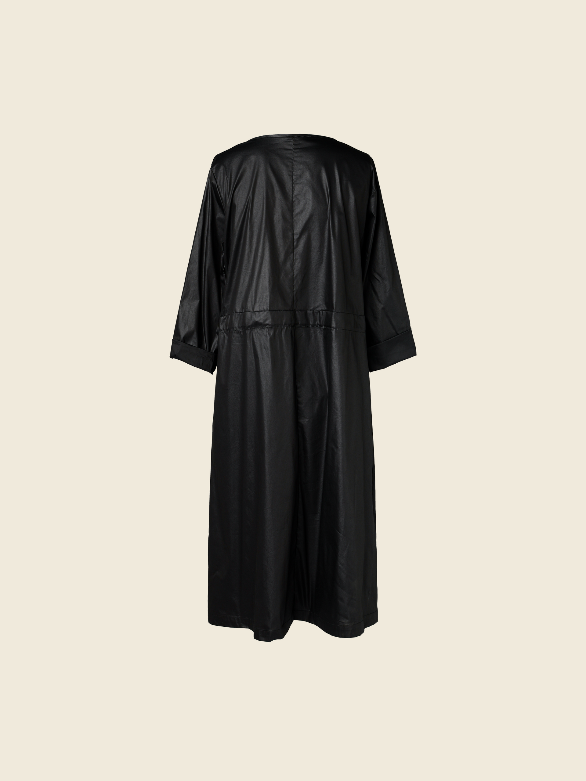 AW26 FAUX LEATHER DRESS