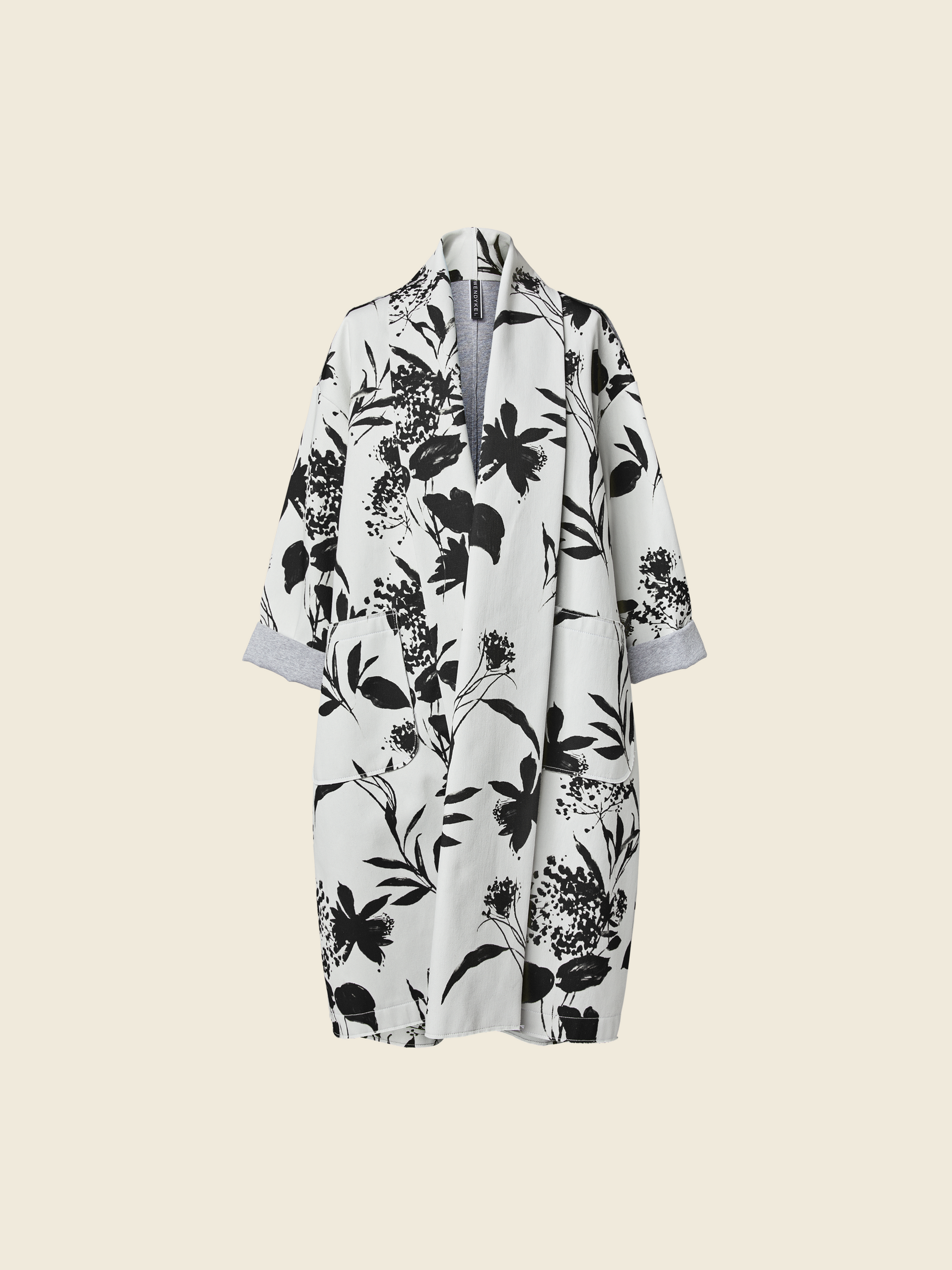 FLOREAL SWEATSHIRT CARDIGAN