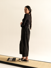 PINSTRIPE CULOTTE PANTS