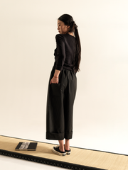 PINSTRIPE CULOTTE PANTS