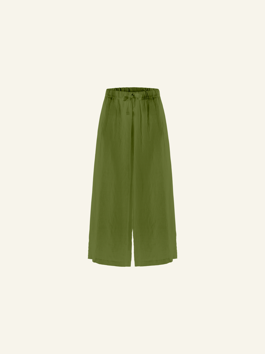 LINEN PALAZZO TROUSERS