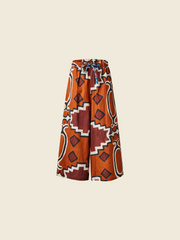 WIDE PANTS  WITH ETHNIC PATTERN (VAR.A)