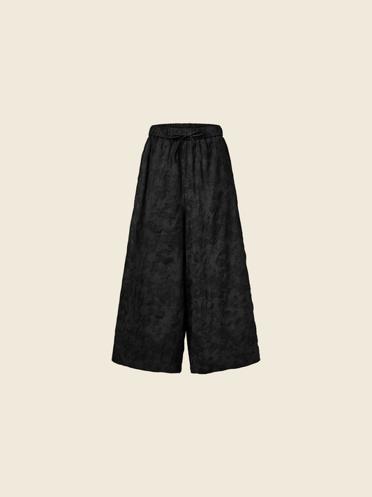 CULOTTE PANTS WITH FLORAL PATTERN